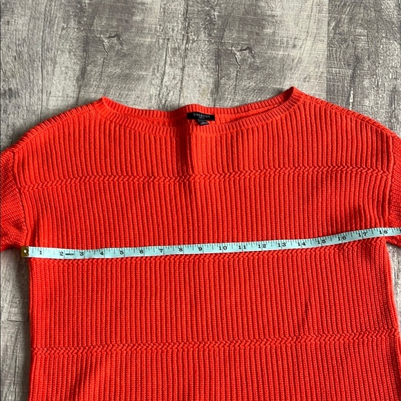 Talbots bright orange Knit sweater - Picture 5 of 8
